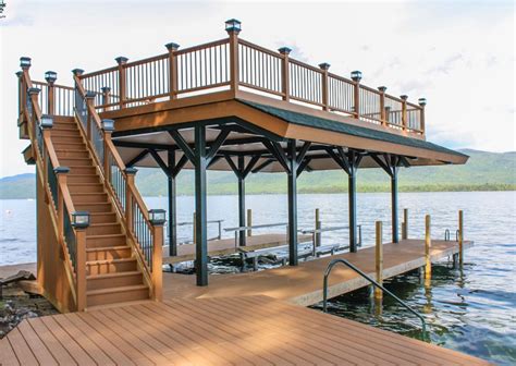 Photo Gallery Of Custom Designed Boathouses By The Dock Doctors — The