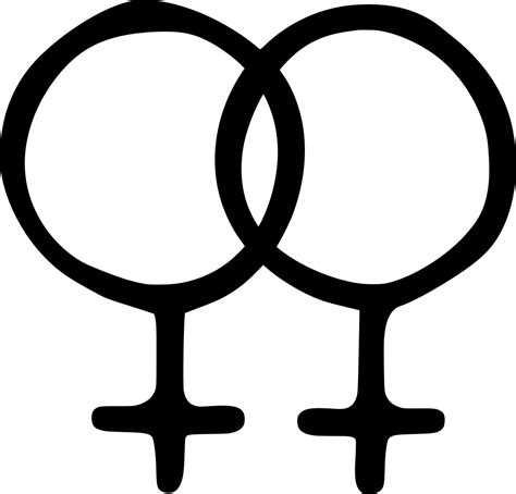 Svg مثلي الجنس مسطحة رمز جنس صورة Svg And أيقونة Svg Silh
