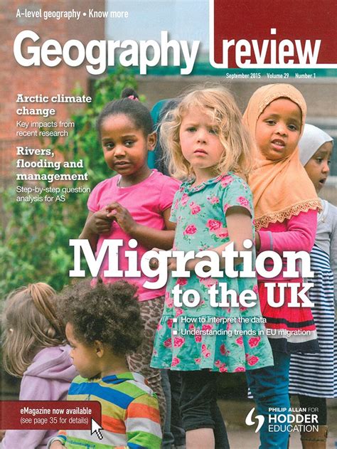 The Latest Issue Of Geography Review For A Level Geography Is Now