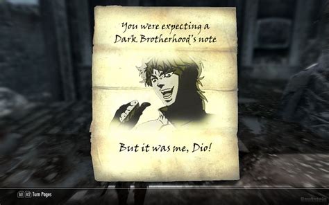 In Skyrim Dio Knows It Was Me Dio Know Your Meme
