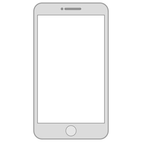 白いスマートフォン フリーイラスト素材のぴくらいく｜無料ダウンロード可能です