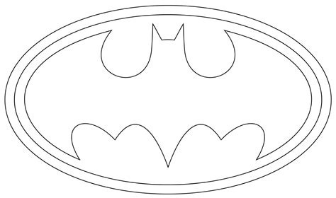 Batman Symbol Coloring Page ~ Coloring Pages