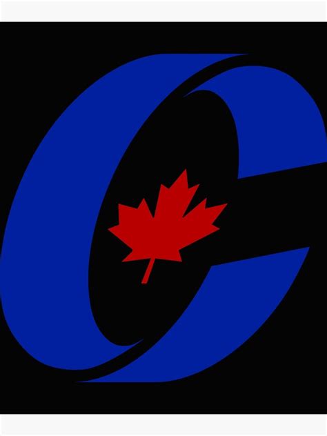 Conservative Party Of Canada Logo Poster For Sale By Threadtitan