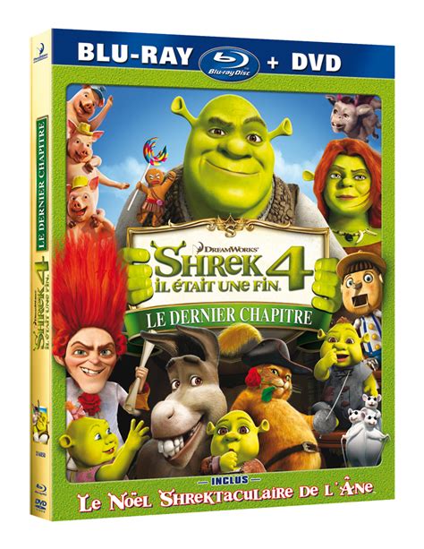 Nouveauté Blu Ray Shrek 4