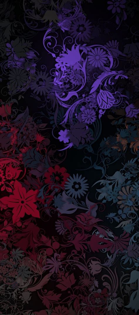 Dark Floral Iphone Wallpapers Top Free Dark Floral