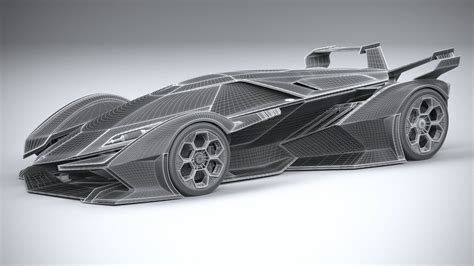 Lamborghini V12 Vision Gran Turismo 3d Model By Squir