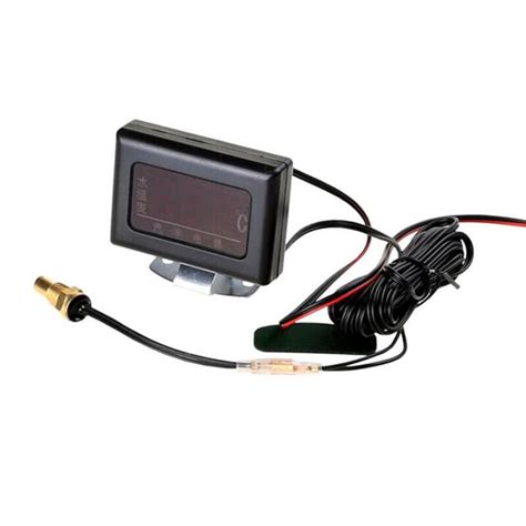 Universal Car Digital Water Temperature Gauge Kit Temp Sensor Plug 16mm