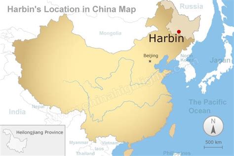 Maps Of Harbin City Location Of Harbin In China Harbin Travel Maps