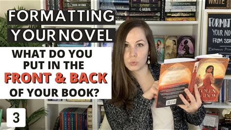 How To Set Up Front And Back Matter When Formatting Your Novel From