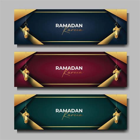 Ramadan Kareem Banner Islamic Background Vector Illustration 6547731