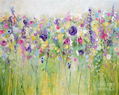 Spring Meadow I Painting By Tracy Ann Marrison Fine Art America