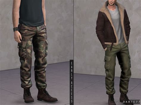 Military Pants Cargo Early Access Darte77 Custom Content For