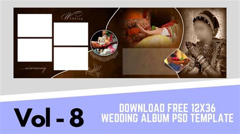 18 Wedding Album Design Psd Free Download 12x36 Psd Templates Vol 4