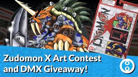 Win A Digital Monster X Zudomon X Art Contest And Commenter Giveaway