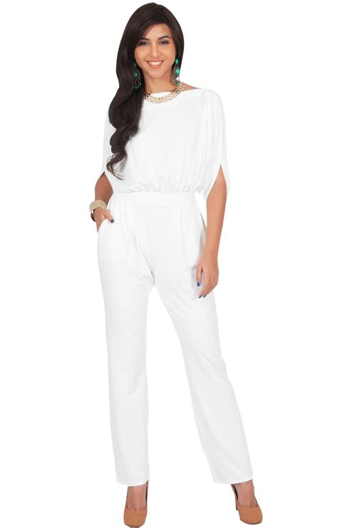 Teresa Dressy Jumpsuits Cocktail Batwing Sleeve Classy Formal Jumpsuit Dressy Womens