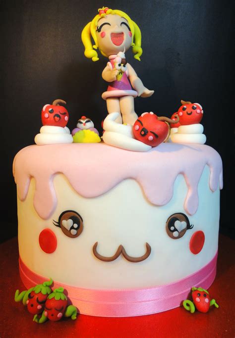Kawaii Cake Girl Birthday Cakes Pinterest Cakes And Kawaii