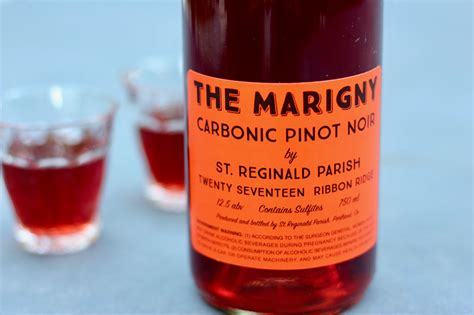 2018 St Reginald Parish The Marigny Carbonic Pinot Noir Rock Juice