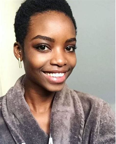 8 African Models Who Look Stunning With Their Twa S [gallery] African Models Type 4 Hair