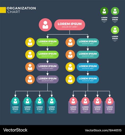Business Organizational Structure Royalty Free Vector Image