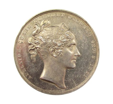 1831 Coronation Of William Iv Official Silver Medal By Wyon Coopers