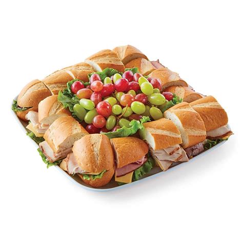 H E B Assorted Sub Sandwich Tray Shop Standard Party Trays At H E B