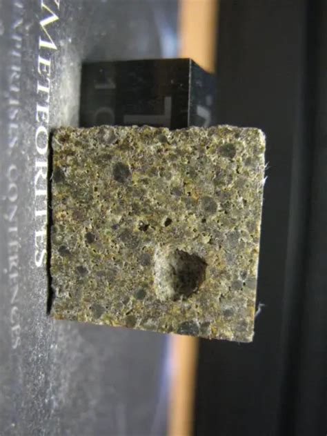 Meteorite Mount Tazerzait Unshocked S1 High Porosity Vugs L5 0