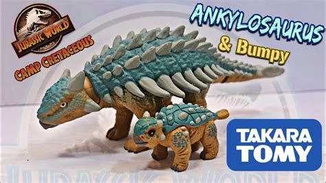 Takara Tomy Jurassic World Camp Cretaceous Ankylosaurus And Bumpy Review