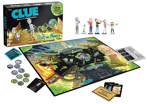 Awesome Stuff To Buy — Rick And Morty Clue Board Game
