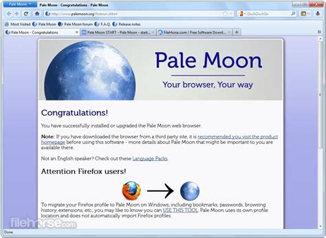 You con download this pc. Download Pale Moon (32-bit) App for Windows 10 Offline ...