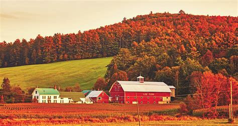 New Hampshire Farm In Autumn Photograph By Mountain Dreams Fine Art