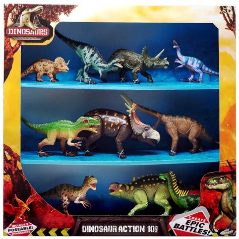 Dinosaurs Dinosaur Action Figure 10 Pack Version 2 Kid Galaxy Toywiz