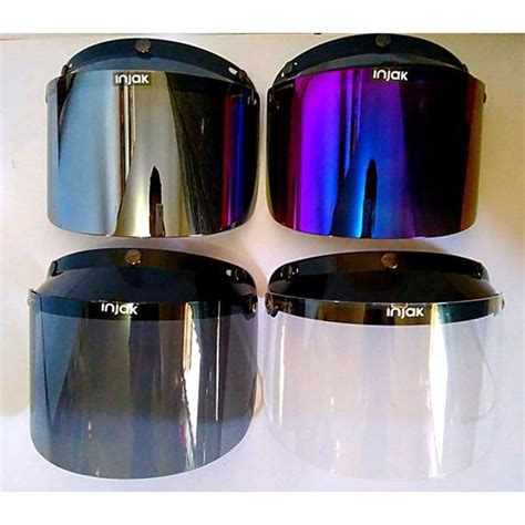Kaca helm bogo datar flat merk injak silver. Kaca Helm Retro Bogo Flat Datar Smoke Silver Pelangi Rainbow | Shopee Indonesia