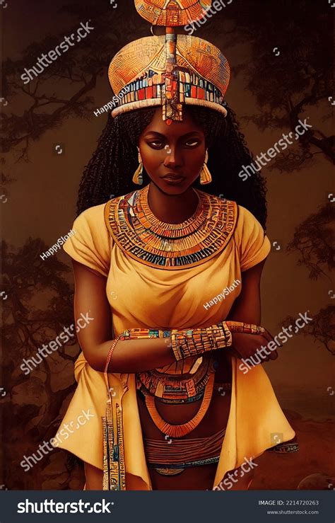 Interpretation Queen Amanirenas Ruler Kingdom Kush Stock Illustration 2214720263 Shutterstock
