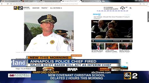 Annapolis Police Chief Michael Pristoop Fired Youtube