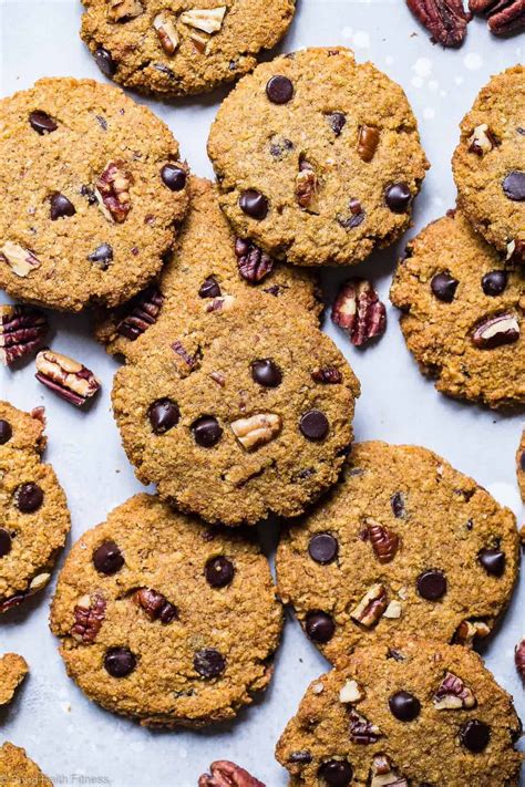 A touch of brown sugar ensures crispy edges. Pumpkin Sugar free Low Carb Keto Chocolate Chip Cookies