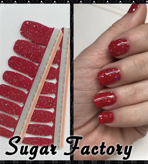 "Sugar Factory" Color Street nail strips ~ 100% nail ... I could never master painting them or i would smudge them before they these color street nail color strips extend the time between visits.