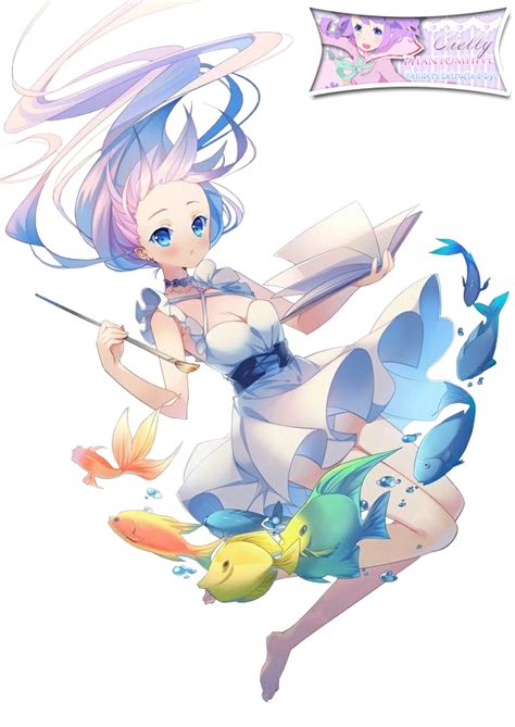 Cute Anime Underwater Grl Extracted Bycielly By