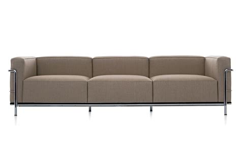 The lc3 armchair marked the separation of the metal frame from the upholstery, reflecting modernist architecture among these is the variant dubbed lc3 outdoor. LC3 three-seater sofa on a steel frame, Cassina - Luxury ...