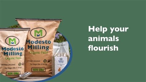 Modesto Milling Organic Alfalfa Pellets Feed 40 Lb Bag