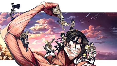 Attack On Titan Shingeki No Kyojin Wallpaper By Kyoutsuyuu On Deviantart