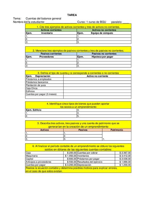 Ejemplos De Cuentas De Activo Pasivo Y Patrimonio Opciones De Ejemplo