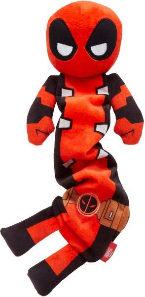 Marvel S Deadpool Bungee Plush Squeaky Dog Toy