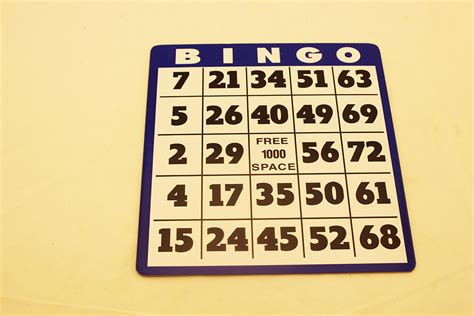 Uniquely numbered and blank cards available. Large Print Bingo Card - Cincinnati Association for the ...