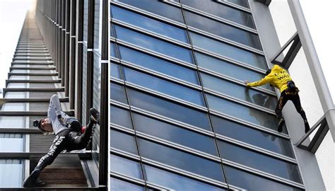 For petronas towers, he attempted many times before 2009, but all ended up being arrested before reaching the top. Up In The Air With Spiderman Alain Robert • The Yak Online