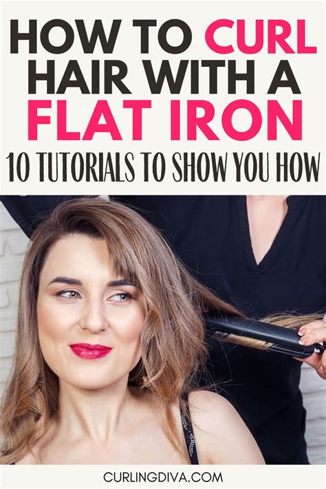 How To Curl Hair With A Flat Iron 10 Tutorials To Show You How