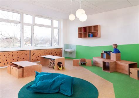 KITA SINNESWANDEL | Kindergartenentwurf, Bildungsarchitektur, Kita räume