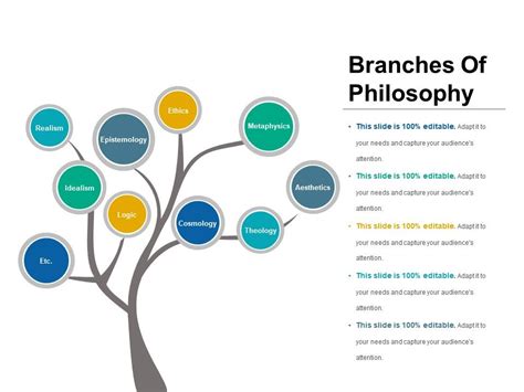 Branches Of Philosophy Example Of Ppt Templates Powerpoint