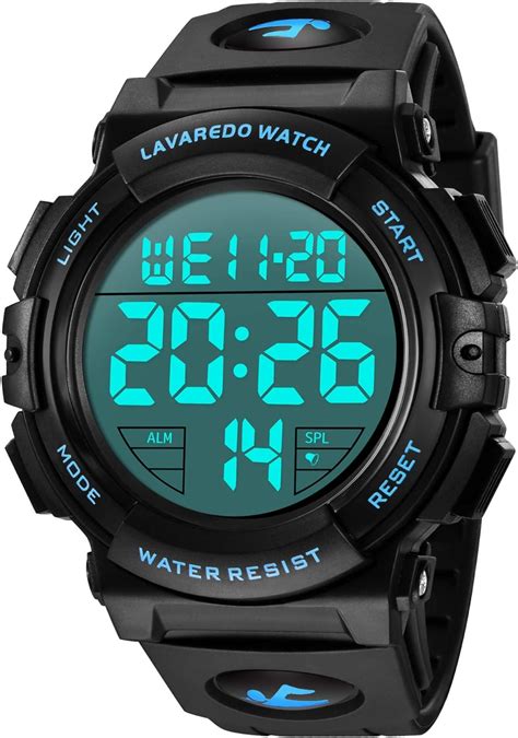mens digital watch mens sports military watches waterproof outdoor chronograph multifunctional