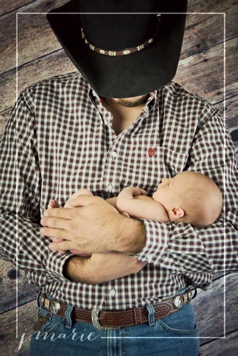 Newborn Pictures Daddy And Baby Western Country Baby Cowboy Baby