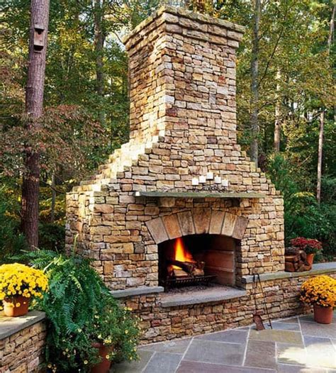 53 Most amazing outdoor fireplace designs ever